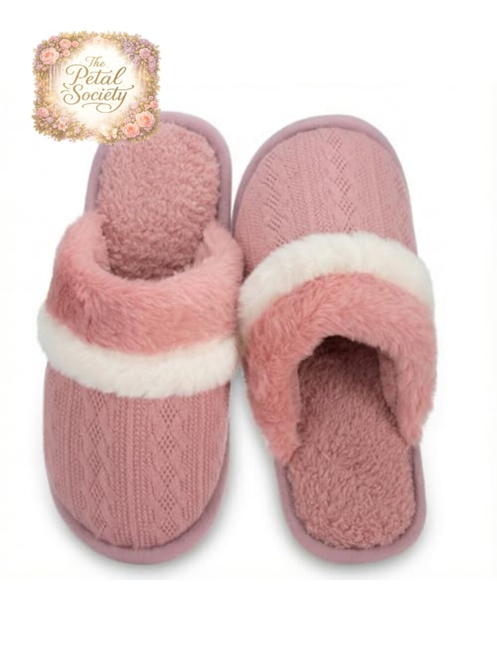 Fuzzy Memory Foam Slippers Indoor Outdoor Anti-Skid Sole Comfy House Shoes